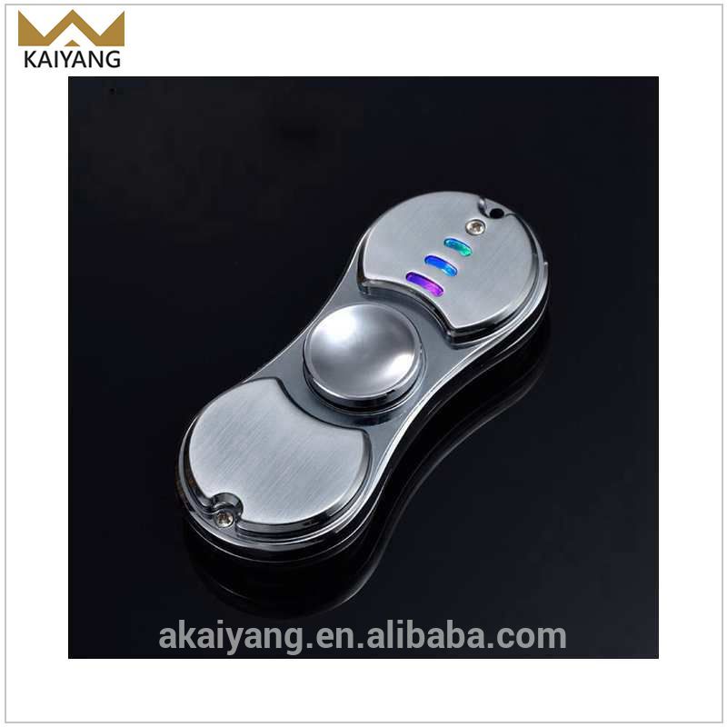 Usb rechargeable Heating Coil led finger spinning lighter