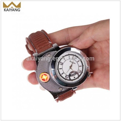 High quality flameless cigarette usb watch lighter for gift