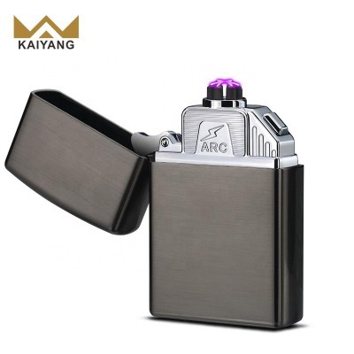 Ready To Shipping Flameless Rechargeable Chrom 6 Arc USB Cigarette Lighter